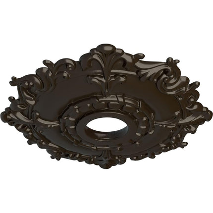 Ekena Millwork CM18RLSHF Riley Ceiling Medallion, 18"OD x 3 1/2"ID x 1 1/2"P, Stone Hearth