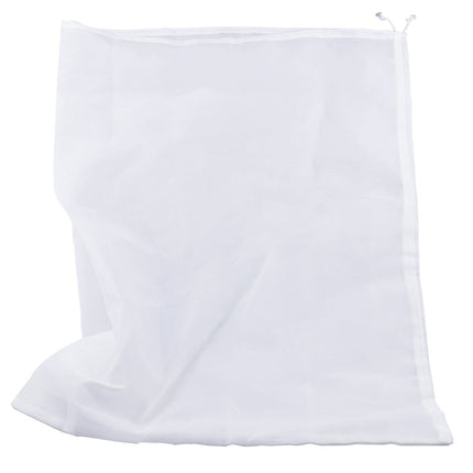 Pinfox 75 Micron Nylon Straining Bag Fine Mesh Food Strainer Bag, Multi Purpose Food Grade Filter Bag for Nut Milk, Juice, Cold Brew, Home Brewing (25.39" x 18.89", 5 Packs)