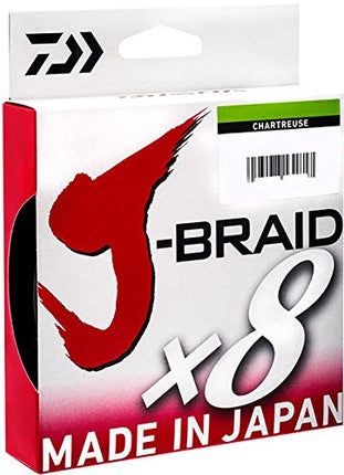 J-BRAIDX8, Filler Spool, Chartreuse, Mono Dia.= 12lb.