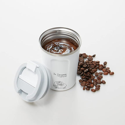 Skater STBC3F-A Vacuum Stainless Steel Insulated Coffee Tumbler, Small, 11.8 fl oz (350 ml), Doraemon