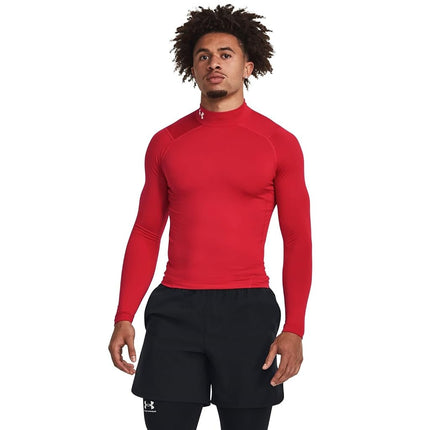 Ua Mens Ua Cg Armour Comp Mock Red / / White 3XL