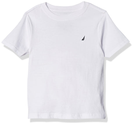 Nautica Boys' Short Sleeve Solid Crew Neck T-Shirt