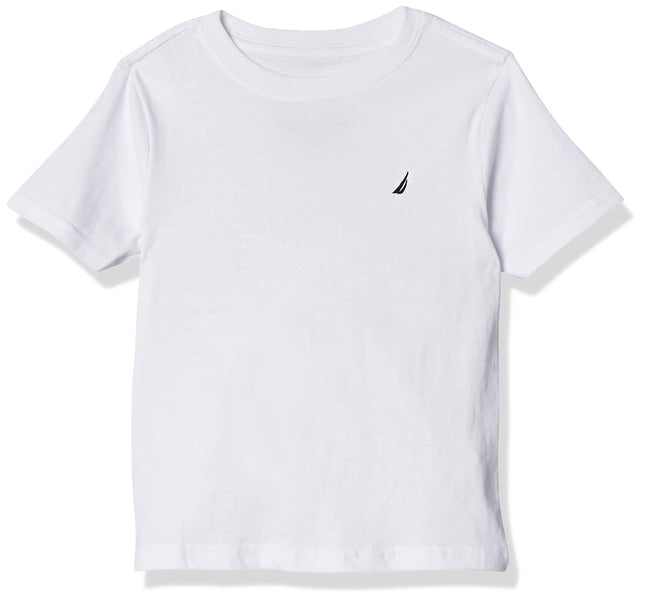 Nautica Boys' Short Sleeve Solid Crew Neck T-Shirt