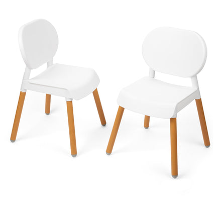 Skip Hop Toddler's Activity Chairs with Non-Slip feet, Set of 2, White