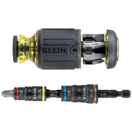 12"-1 Impact Rated Stubby Driver Set w/Flip Sockets
