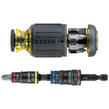 12"-1 Impact Rated Stubby Driver Set w/Flip Socket