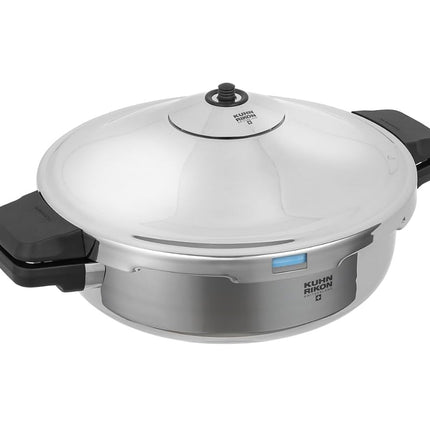 Kuhn Rikon 30330 Duromatic Family Style Pressure Cooker Braiser 5 Quart, Stainless
