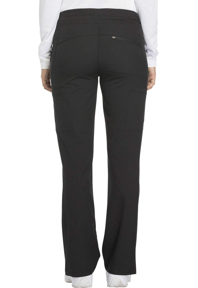 Dickies Dynamix by Women's Drawstring Cargo Scrub Pant X-Small Black