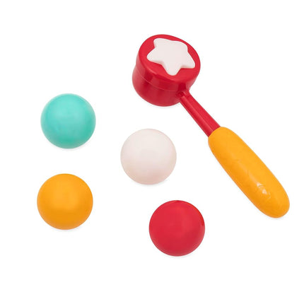 Battat Pound-a-Ball Toy, Pound & Roll Ball Maze, Light Blue, Toddler