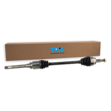 TRQ Front Passenger Side CV Axle Assembly Compatible with 11-21 Jeep Grand Cherokee V6 3.6L AWD 1 Speed Transfer Case 22 Grand Cherokee WK AWD 1 Speed Transfer Case 11-22 Dodge Durango V6 3.6L