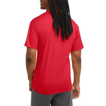 Champion Men's Classic Jersey T-Shirt, Scarlet, XL