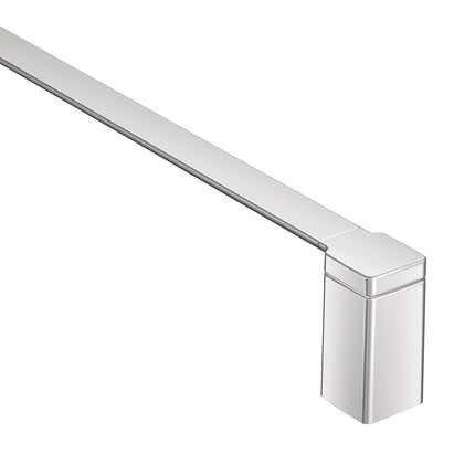 Moen YB8824CH Barre porte-serviettes simple 90 Degree Modern de 24 po, chrome