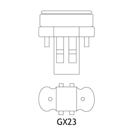 GE Lighting 97569 13-Watt CFL T4 Facilities Light Light Bulb, 1-Pack