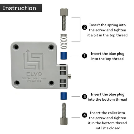 Lily's Home Automatic Door Closer - Sliding Screen Auto Door Closer. Storm, Gate, Windows and Cabinet Doors Closer, Punch-Free and with Full Control on The Closure Speed and Strength. (Single, White)