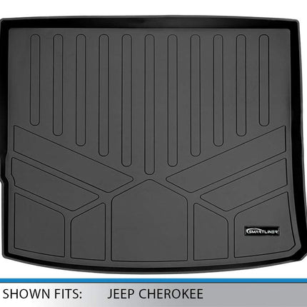 MAXLINER Alfombrilla de carga para todo tipo de clima, color negro, para Jeep Cherokee 2014-2019