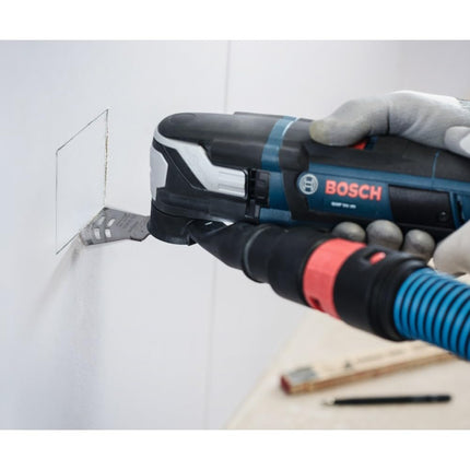 BOSCH OSL218F 1-Piece 2-1/8 In. Starlock Oscillating Multi Tool 2-in-1 Dual-Tec All Purpose Bi-Metal Plunge Blade for Applications in Wood with Nails, Drywall, PVC