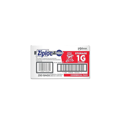 Ziploc Storage bag, gallon, 250 ct