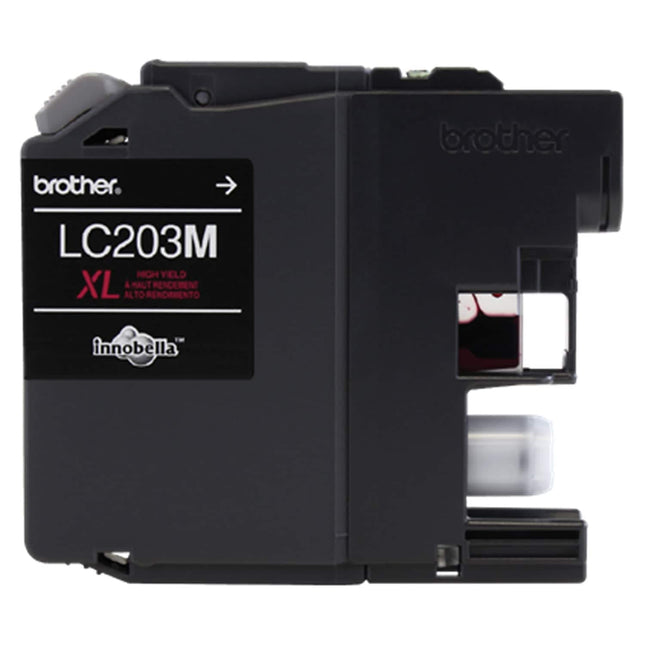 Cartucho de tinta de alto rendimiento Brother LC203M, magenta, 550