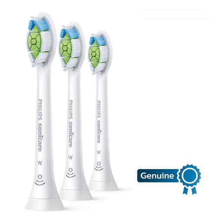 Philips Sonicare Genuine W DiamondClean Replacement Toothbrush Heads, 3 Brush Heads, White, HX6063/65