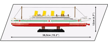 COBI HMHS BRITANNIC, Scale 1:700, 636 elements, Model with base