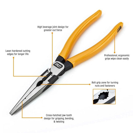GearWrench 82203-06 Dipped Mixed Dual Material Plier Set, 4 Piece