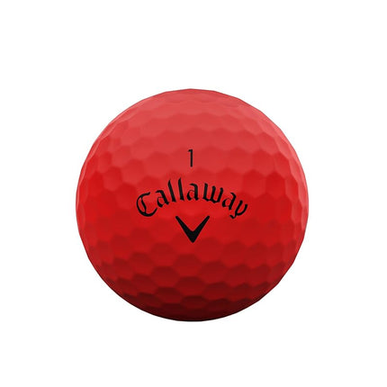 Callaway Golf Supersoft Golf Ball 2023 Red Hybrid, One Dozen