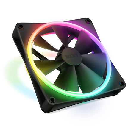 NZXT F140 RGB Duo - 140mm Dual-Sided RGB PC Case Fan - Black