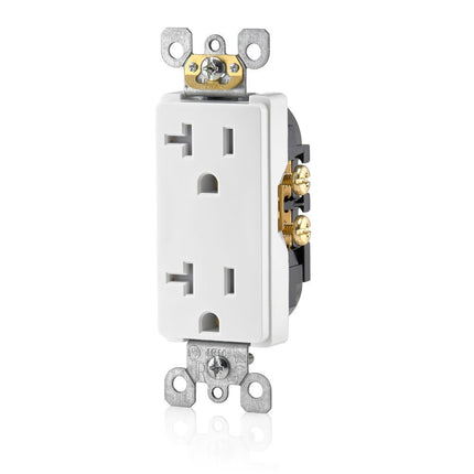 Leviton Decora 20 Amp Tamper-Resistant Duplex Wall