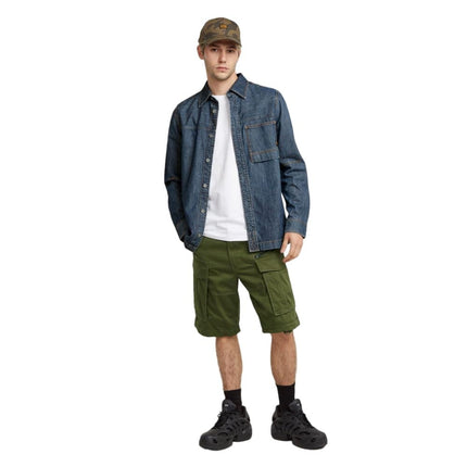 G-STAR Men's Rovic Zip Relaxed Shorts, Green (sage D08566-5126-724), 29