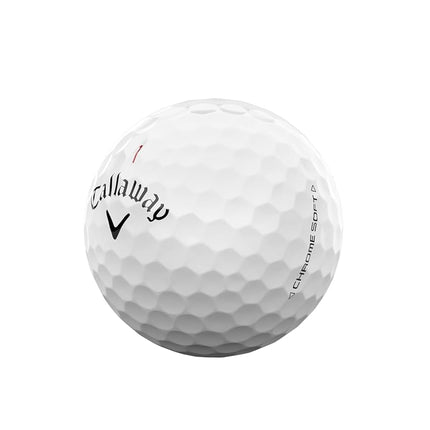 Pelota de golf Callaway Golf Chrome Soft Premium Tour 2024 Blanca Estándar