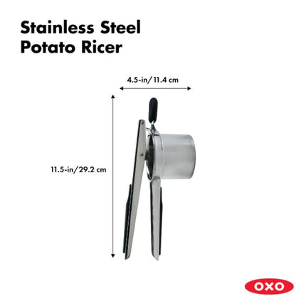 OXO Good Grips Stainless Steel Potato Ricer 4 in*11.5 in* 5 in