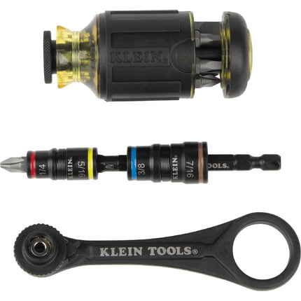 KLEIN TOOLS 85515HD 3-Piece Tool Set, Mini-Ratchet