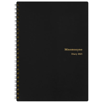 Maruman MNEMOSYNE Monthly Diary 2025, Monthly Planner with Tabs, 8.27 x 5.83 Inches (A5), 1 ea (MND283-25)