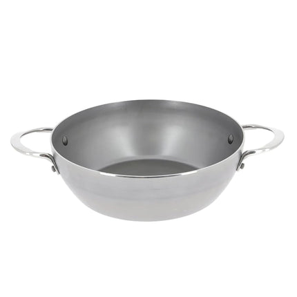 De Buyer Mineral B Carbon Steel Country Fry Pan wi