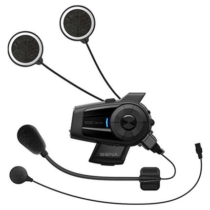 Sena 10C EVO Motorcycle Bluetooth Camera & Communication System with HD Speakers