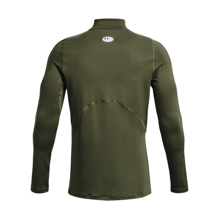 Under Armour Men's Coldear Armour Dicking Stretch Mock Golf Baselayer, (390) Marine OD Green/Black, XXL Long