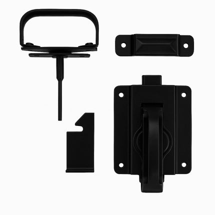 National Hardware N101-576 3/4" Swing Door Bolt Black