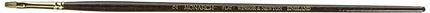 Winsor and Newton 5502002 Monarch Long Flat Brush, 2 Size, Pack of 3