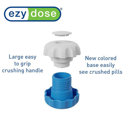 Ezy Dose Ezy Crush Pill Crusher │ Easily Crush Pills and Vitamins │ Ergonomic Grip