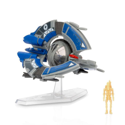 Star Wars Micro Galaxy Squadron Droid Tri-Fighter Mystery Bundle - 3-Inch and 2.5-Inch Vehicles with Accessories (Amazon Exclusive)