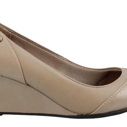 LifeStride Women's Dreams Wedge Pump Stone 11 M US