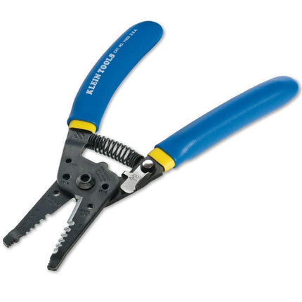 Klein 11055 Wire Stripper/Cutter, Blue, 10 - 18 AWG Solid, 12 - 20 AWG Stranded