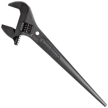 Adjustable Wrench, 10-Inch Spud Wrench for Up to 1-5/16-Inch Nuts and Bolts, with Tether Hole KLEIN TOOLS 3227