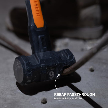 Klein Tools H80626EP 6-Pound Sledgehammer with Fiberglass Handle, Small Sledgehammer, Demolition Tools, Heavy-Duty Hammer for Construction