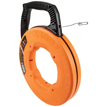Fish Tape/Wire Puller, Stainless Steel with Double Loop Tip, Optimized Housing and Handle, 1/8-Inch x 240-Foot Klein Tools 56341
