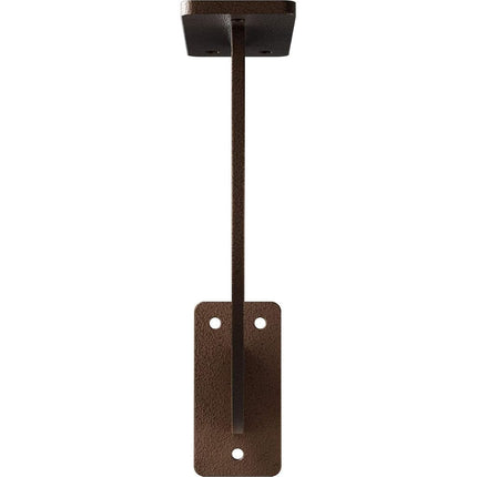 Ekena Millwork BKTM02X09X09BRHDB 2 inch W x 9 inch D x 9 inch H Bradford Steel Bracket, Hammered Dark Bronze