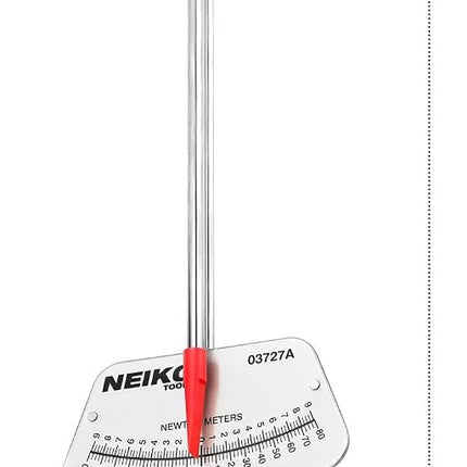 Neiko 03727A 1/4-Inch-Drive Beam Torque Wrench, SAE and MM Bicycle and Automotive Wrench, Reads in 0–80 Inches/Pounds and 0–9 Newton/Meter Increments