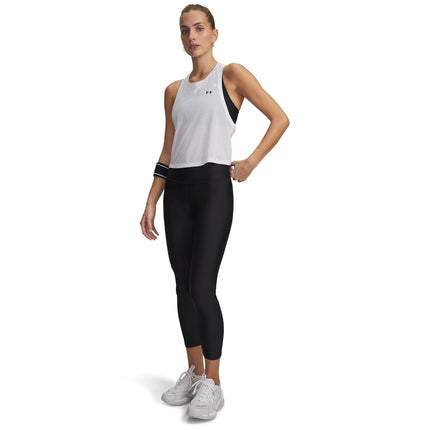 Under Armour Tech Hi Ankle Leg - Leggings - Bottoms - Black/White - Size: LG