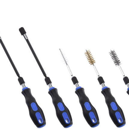 NEIKO 00325A Wire Brush Drill Attachments with 1/4-Inch Hex Shank, SAE and MM Brushes Assortment, Mountable on Power Drill or Die Grinder, 38-Piece Set