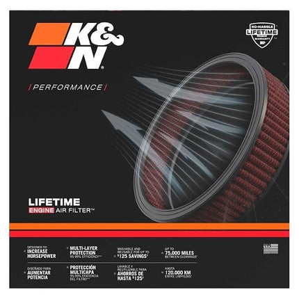 K&N E-2872 Washable and Reusable Car Air Filter
